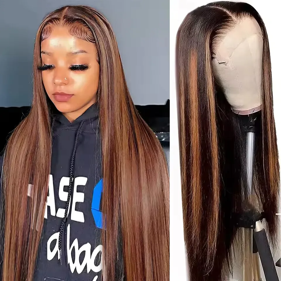 FB30 Highlight Straight Human Hair Wig 13x6 13x4 HD Lace Frontal Human Hair Wig 200 Density 40 46 Inch Human Hair Wigs For Women
FB30 Highlight Straight Human Hair Wig 13x6 13x4 HD Lace Frontal Human Hair Wig 200 Density 40 46 Inch Human Hair Wigs For Women