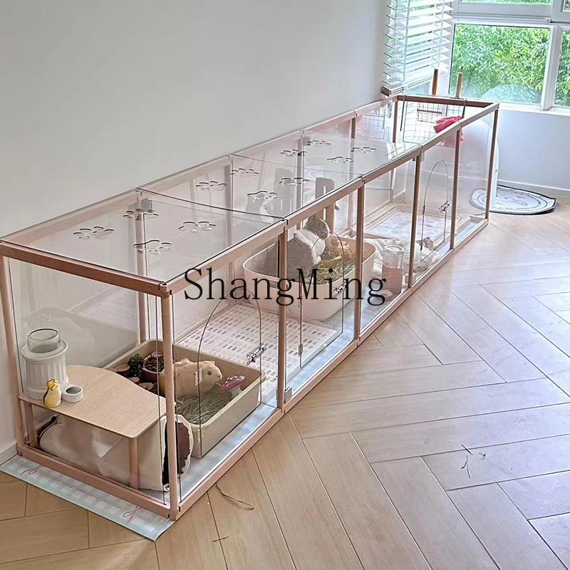 TMJ Pet Dog Solid Wood Fence Cat Fence Teddy Small Dog Isolation Indoor Cat Kennel
TMJ Pet Dog Solid Wood Fence Cat Fence Teddy Small Dog Isolation Indoor Cat Kennel