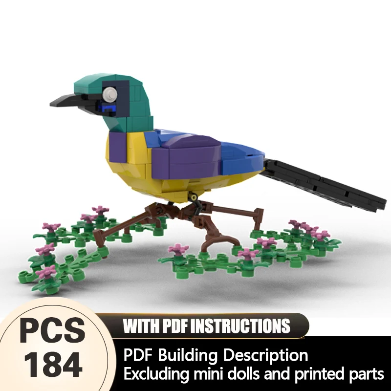 Creators Animal Series Model MOC Building Bricks Golden Breasted Starling Modular Technology Gifts Holiday Assemble Children Toy
Creators Animal Series Model MOC Building Bricks Golden Breasted Starling Modular Technology Gifts Holiday Assemble Children Toy