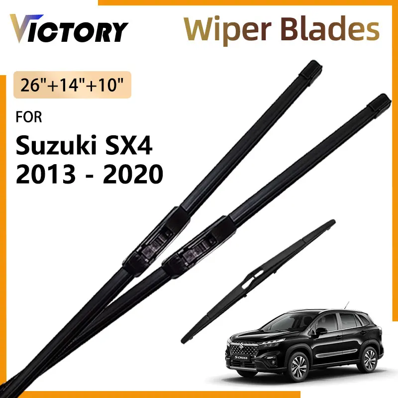Front Rear Wiper Blade For Suzuki SX4 JY S-Cross 2013 - 2020 2016 2015 2013 2012 2009 Accessories Windshield Windscreen Brushes
Front Rear Wiper Blade For Suzuki SX4 JY S-Cross 2013 - 2020 2016 2015 2013 2012 2009 Accessories Windshield Windscreen Brushes