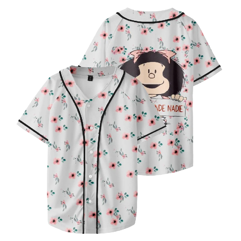 Бейсбольная куртка Mafalda Merch, футболки, летняя модная футболка унисекс с v-образным вырезом и короткими рукавами
Бейсбольная куртка Mafalda Merch, футболки, летняя модная футболка унисекс с v-образным вырезом и короткими рукавами