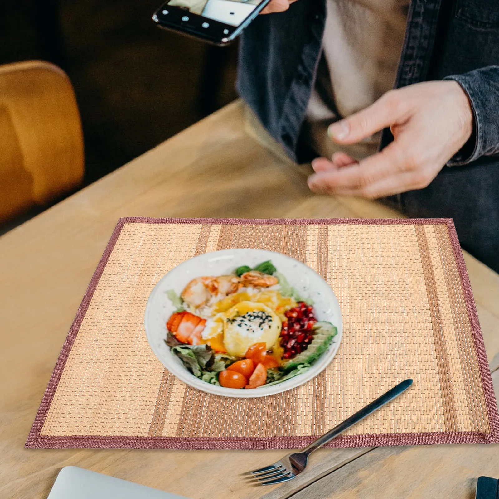 2pcs Bamboo Placemat Rectangular Table Mat Heat Resistant Waterproof Rustic Style Dining Table Accessories For Home Hotel
2pcs Bamboo Placemat Rectangular Table Mat Heat Resistant Waterproof Rustic Style Dining Table Accessories For Home Hotel