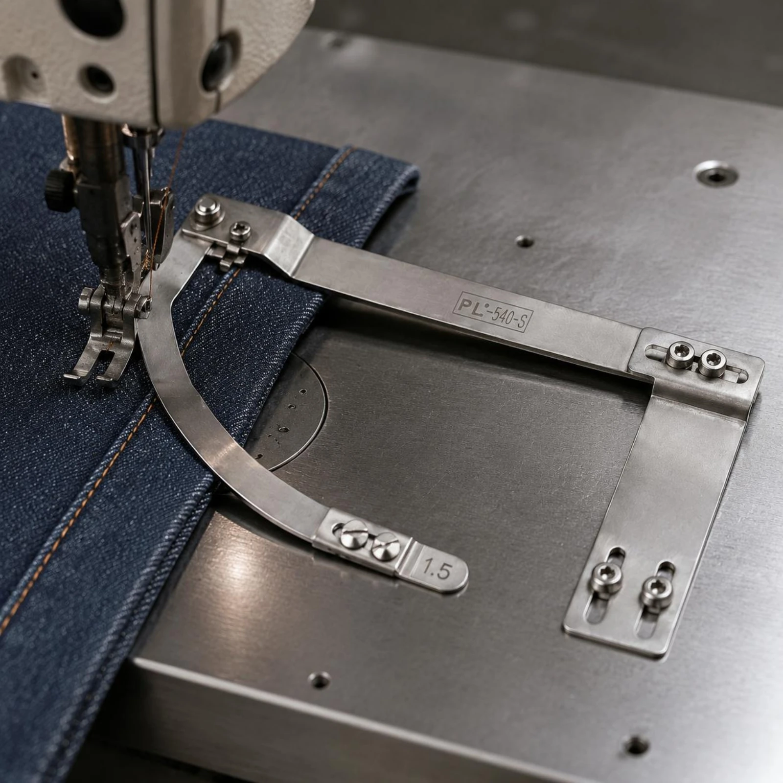 Placket Sewing Attachment Interchangeable Pressure Plates Stainless Steel Sewing Machine Attachment Metal Clamp Curved Arm
Placket Sewing Attachment Interchangeable Pressure Plates Stainless Steel Sewing Machine Attachment Metal Clamp Curved Arm