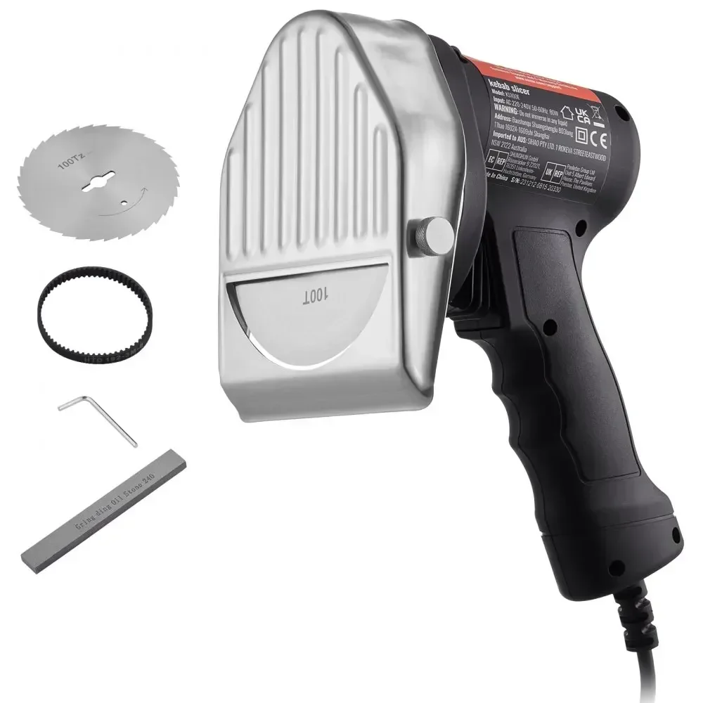 % Электрический нож для шаурмы, турецкий донер-кебаб, резак для мяса, гироскопа с 2 лезвиями
% Электрический нож для шаурмы, турецкий донер-кебаб, резак для мяса, гироскопа с 2 лезвиями