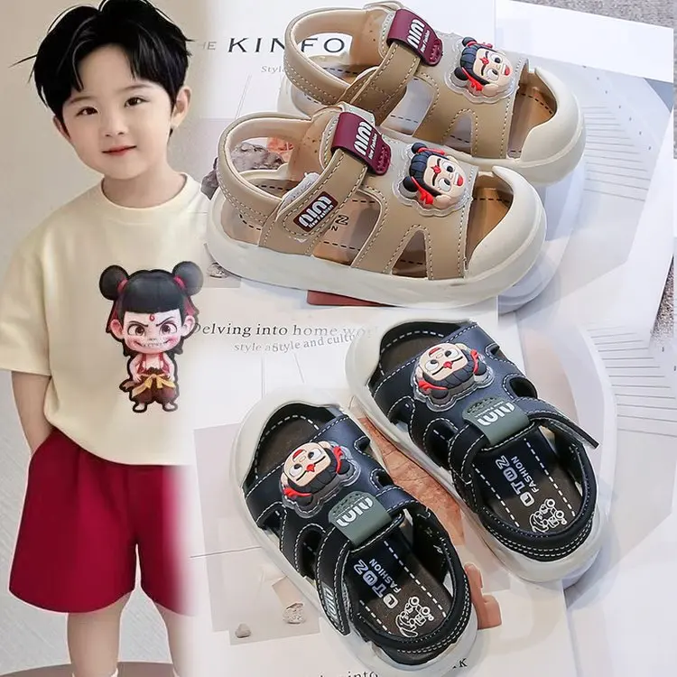 Kids Walking Shoes Summer Toes Capped Cartoon Astronaut Soft Sole Baby Sandals Boy Hook&Loop Casual Beach Shoes 2025 Summer New
Kids Walking Shoes Summer Toes Capped Cartoon Astronaut Soft Sole Baby Sandals Boy Hook&Loop Casual Beach Shoes 2025 Summer New