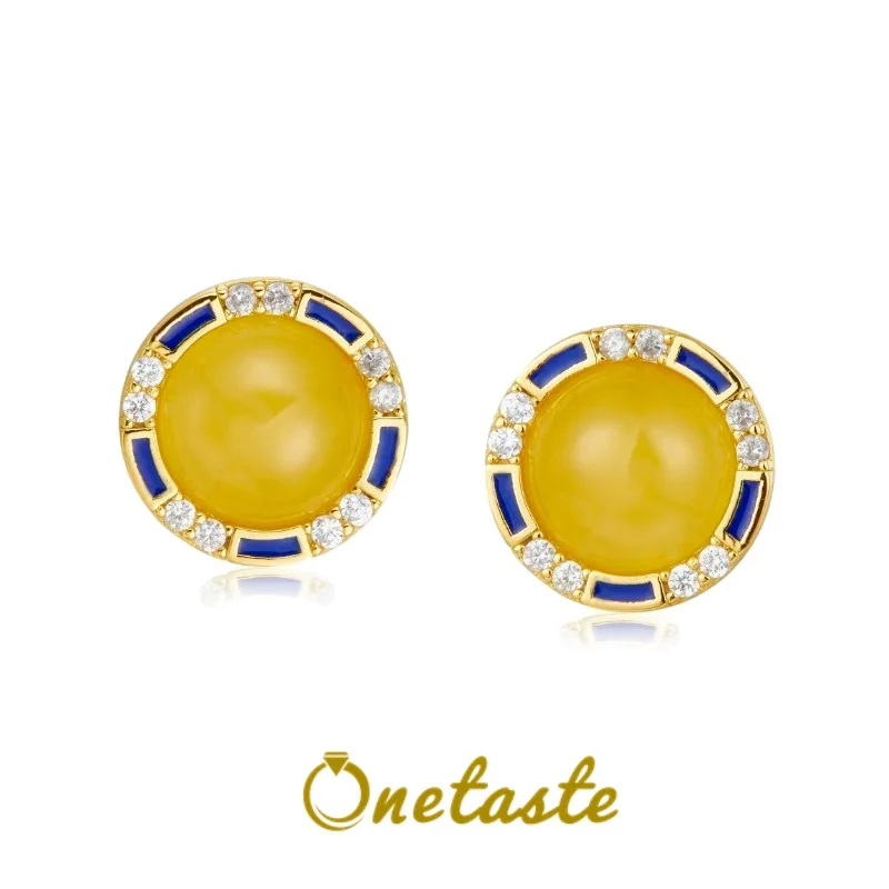 Cloudy Amber 925 Silver Gold Plated Round Stud Earrings Women Cubic Zirconia Minimalist Dainty Trendy Lightweight Small Earring
Cloudy Amber 925 Silver Gold Plated Round Stud Earrings Women Cubic Zirconia Minimalist Dainty Trendy Lightweight Small Earring