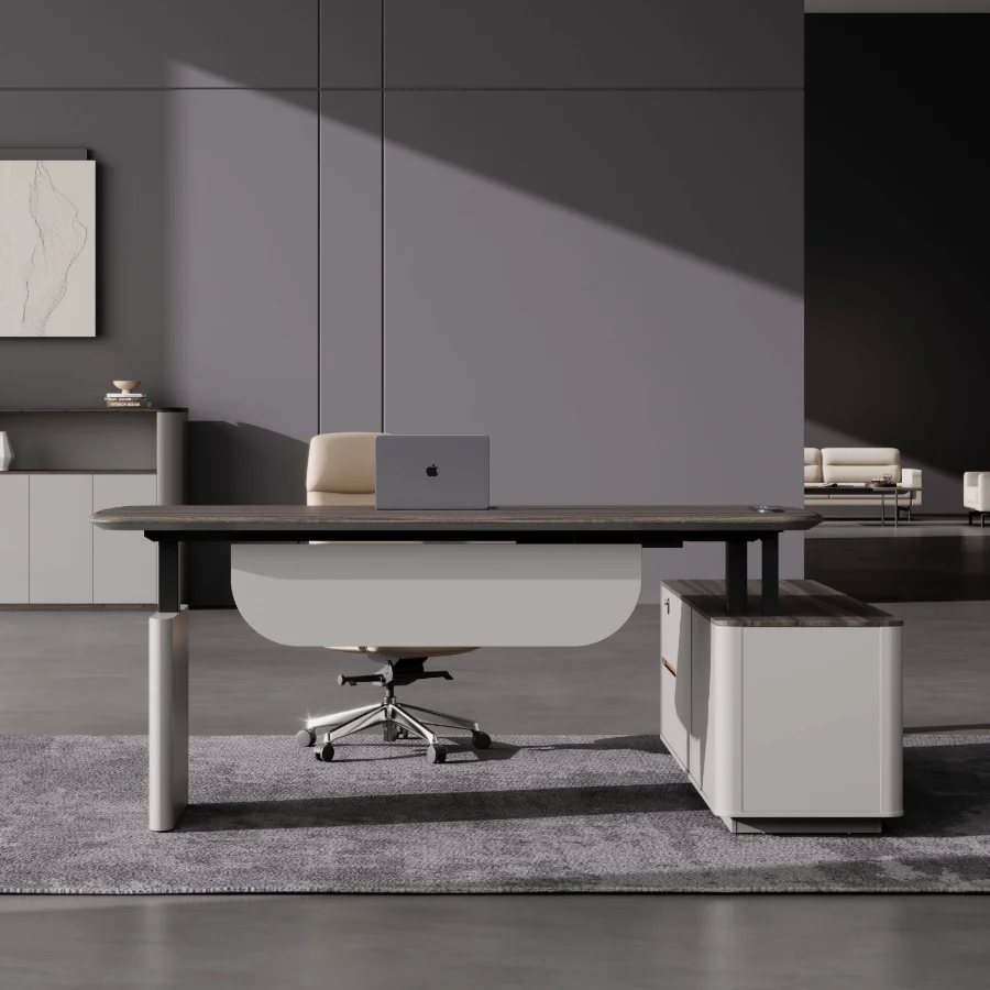 Adjustable Height Modern High-End Boss Desk Creative Standing Lift Office Furniture Wood Panel Style Durable For Office Building
Adjustable Height Modern High-End Boss Desk Creative Standing Lift Office Furniture Wood Panel Style Durable For Office Building
