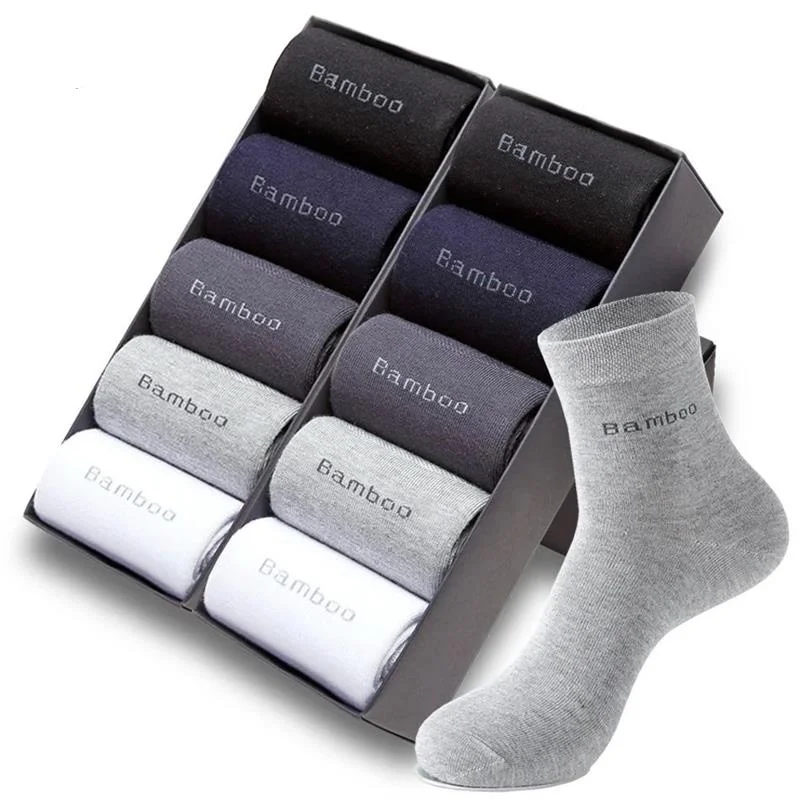 High Quality Bamboo Fiber 10 Pairs Men Socks Men Breathable Compression Long Socks Business Casual Male Socks Large Size EU38-45
High Quality Bamboo Fiber 10 Pairs Men Socks Men Breathable Compression Long Socks Business Casual Male Socks Large Size EU38-45