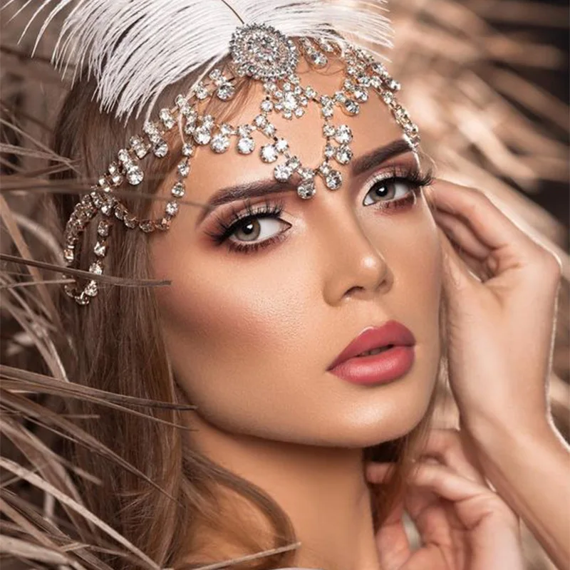 Luxury Full Diamond Exotic Fringed Eyebrow Pendant Bridal Fashion Rhinestone Forehead Chain Hair Accessories Exaggerated
Luxury Full Diamond Exotic Fringed Eyebrow Pendant Bridal Fashion Rhinestone Forehead Chain Hair Accessories Exaggerated