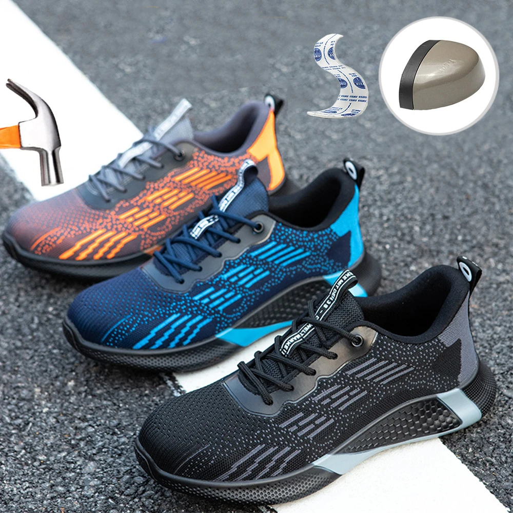 Puncture-Proof Work Shoes Steel Toe Anti-smashing Safety Shoes Breathable Working Sneakers Men and Women Industrial Safety Boots
Puncture-Proof Work Shoes Steel Toe Anti-smashing Safety Shoes Breathable Working Sneakers Men and Women Industrial Safety Boots