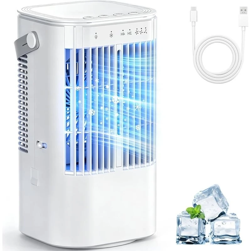 A69X-Evaporative Air Cooler Fan Portable 4-In-1 A/C Mini Small A/C With Timer Designed For Bedroom Desktop Home Offices
A69X-Evaporative Air Cooler Fan Portable 4-In-1 A/C Mini Small A/C With Timer Designed For Bedroom Desktop Home Offices