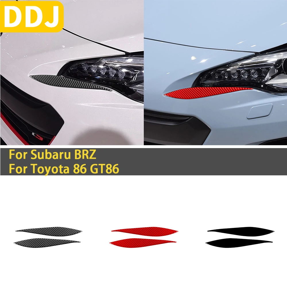 For Subaru BRZ Toyota 86 GT86 2016 2017 2018 2019 2020 Carbon Fiber Car Accessories Headlamp Eyebrow Cover Trim Sticker
For Subaru BRZ Toyota 86 GT86 2016 2017 2018 2019 2020 Carbon Fiber Car Accessories Headlamp Eyebrow Cover Trim Sticker