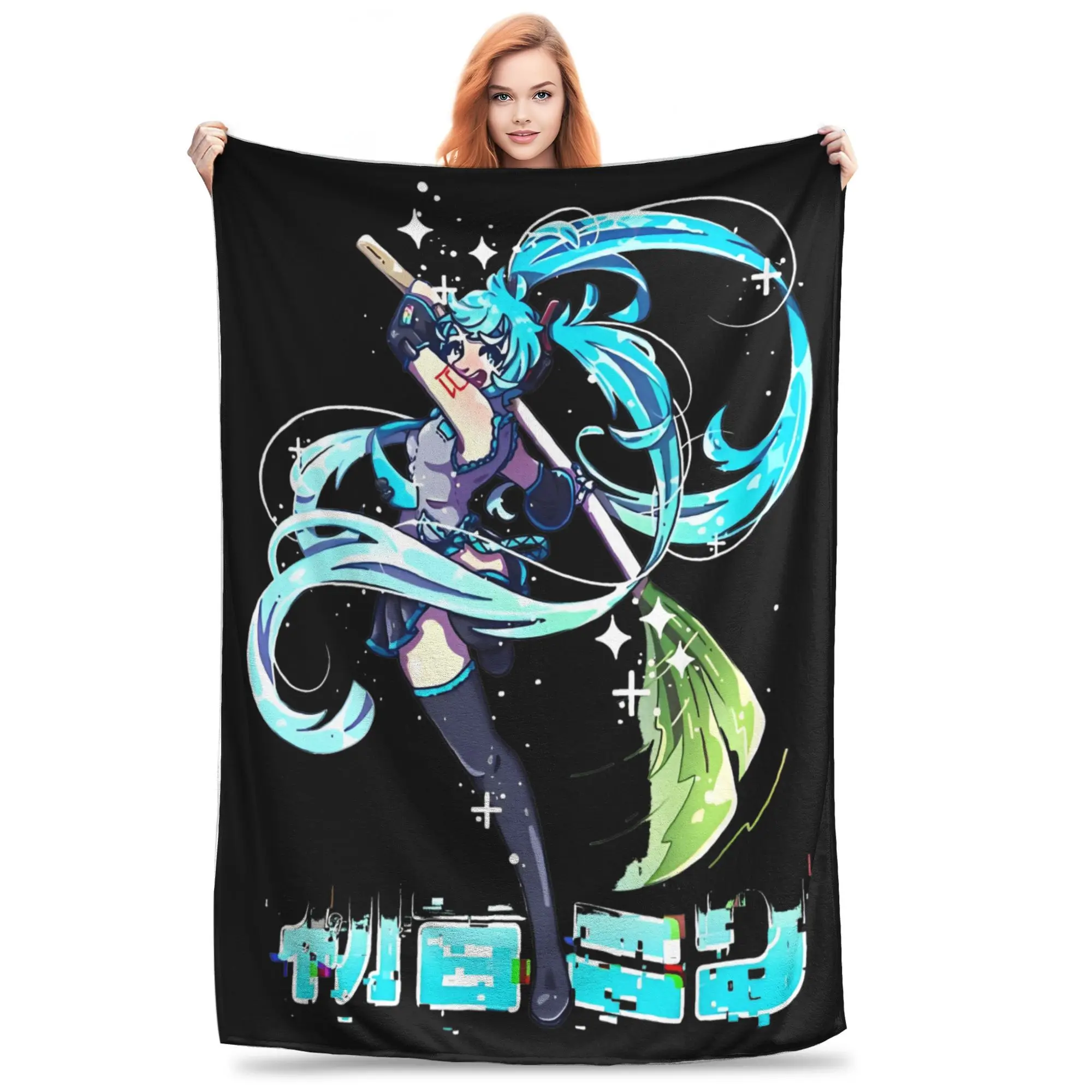 Hatsune Miku Leek Throw Blanket for Couch Soft Cozy Plush Blanket 50x60 Inch Multiple Sizes Bedspread for All Seasons
Hatsune Miku Leek Throw Blanket for Couch Soft Cozy Plush Blanket 50x60 Inch Multiple Sizes Bedspread for All Seasons