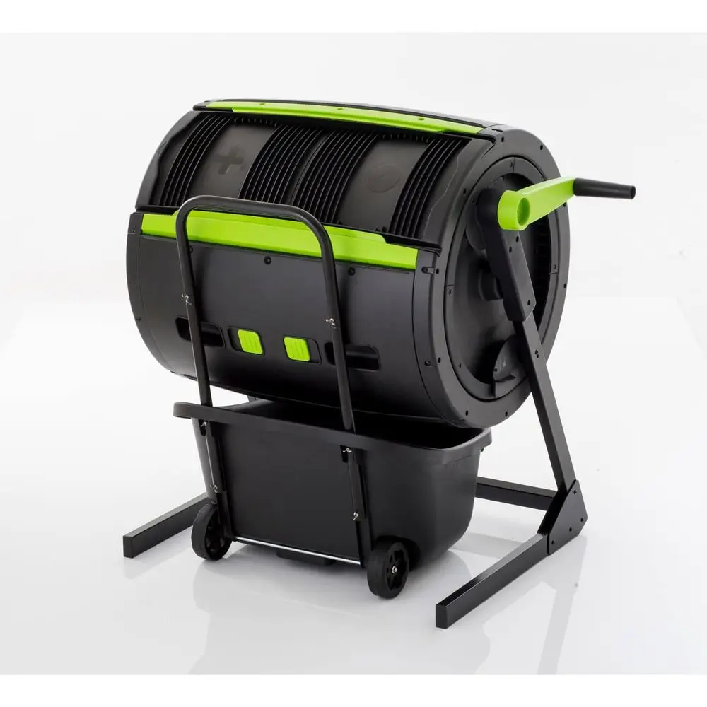 Двухсекционный компостный тумблер на 65 галлонов с комплектом для легкого перемешивания и тележкой
Двухсекционный компостный тумблер на 65 галлонов с комплектом для легкого перемешивания и тележкой