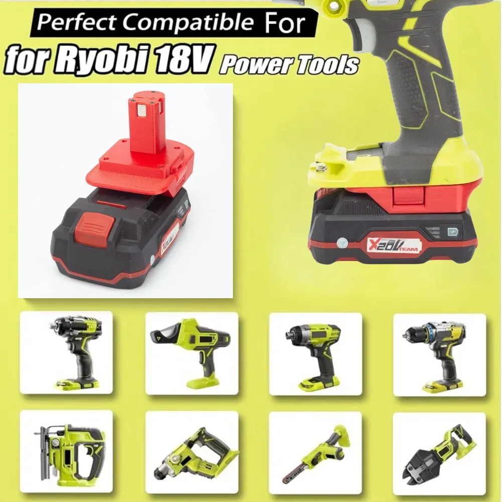 Адаптер аккумулятора для литий-ионного аккумулятора Lidl Parkside X20V TEAM в Ryobi 18 В ONE + аксессуар для аккумуляторных инструментов (только адаптер)
Адаптер аккумулятора для литий-ионного аккумулятора Lidl Parkside X20V TEAM в Ryobi 18 В ONE + аксессуар для аккумуляторных инструментов (только адаптер)