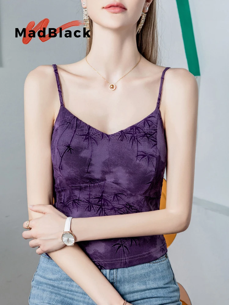 MadBlack European Clothes Tank Tops Women Sexy Jaquard Flocking Slim Tops Sleeveless Camisole Summer New 2024 T45905JC
MadBlack European Clothes Tank Tops Women Sexy Jaquard Flocking Slim Tops Sleeveless Camisole Summer New 2024 T45905JC