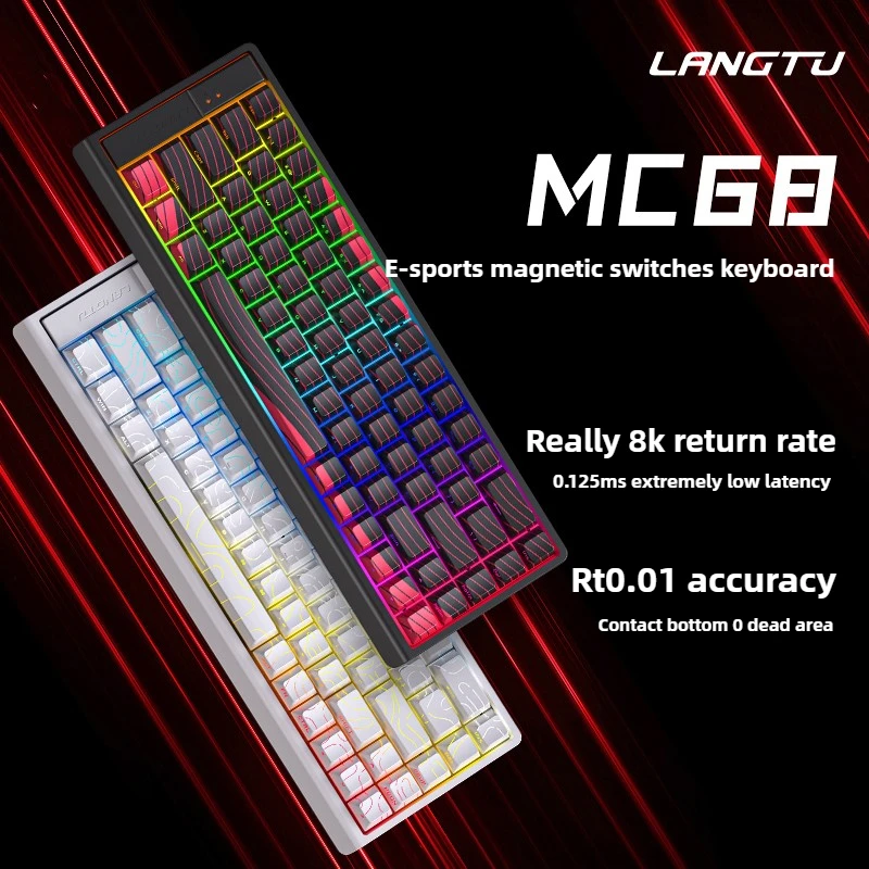 LANGTU MC68 Magnetic Switch Keyboard Wired Gaming Keyboard 0.01mmRT 8000Hz Low Delay Mechanical Keyboard PC Accessories Custom
LANGTU MC68 Magnetic Switch Keyboard Wired Gaming Keyboard 0.01mmRT 8000Hz Low Delay Mechanical Keyboard PC Accessories Custom