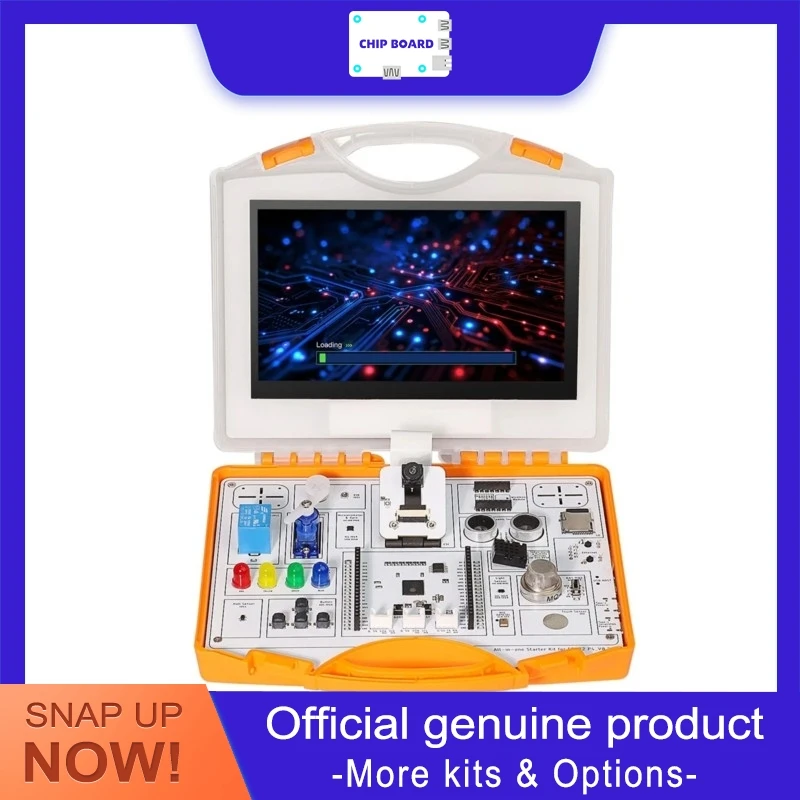 Встроенный стартовый комплект ESP32-P4 с унифицированной плинтусом, несколькими модулями расширения и встроенными обучающими ресурсами AI
Встроенный стартовый комплект ESP32-P4 с унифицированной плинтусом, несколькими модулями расширения и встроенными обучающими ресурсами AI