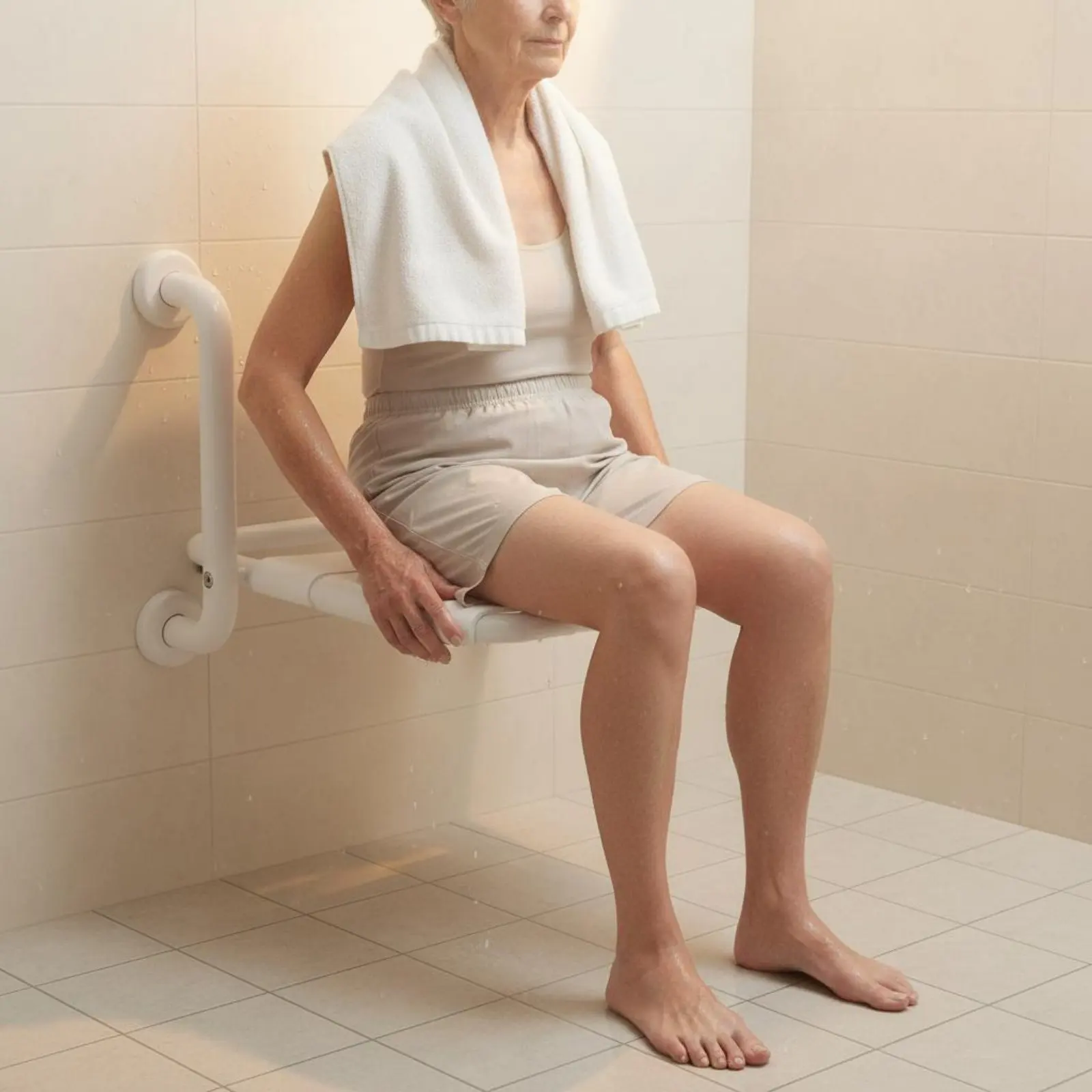 Wall Mounted Shower Seat Rustproof Foldable Shower Bench Folding Bath Chair with Armrests Sturdy Duty Mobility Aid Easy to Clean
Wall Mounted Shower Seat Rustproof Foldable Shower Bench Folding Bath Chair with Armrests Sturdy Duty Mobility Aid Easy to Clean