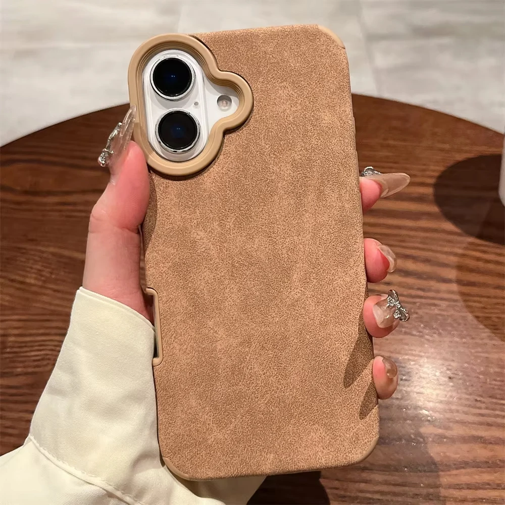 Luxury Suede Soft Fur Leather Phone Case For iPhone 16 Plus 15 14 13 12 11 Pro Max Shockproof Matte SheepSkin Bumper Back Cover
Luxury Suede Soft Fur Leather Phone Case For iPhone 16 Plus 15 14 13 12 11 Pro Max Shockproof Matte SheepSkin Bumper Back Cover