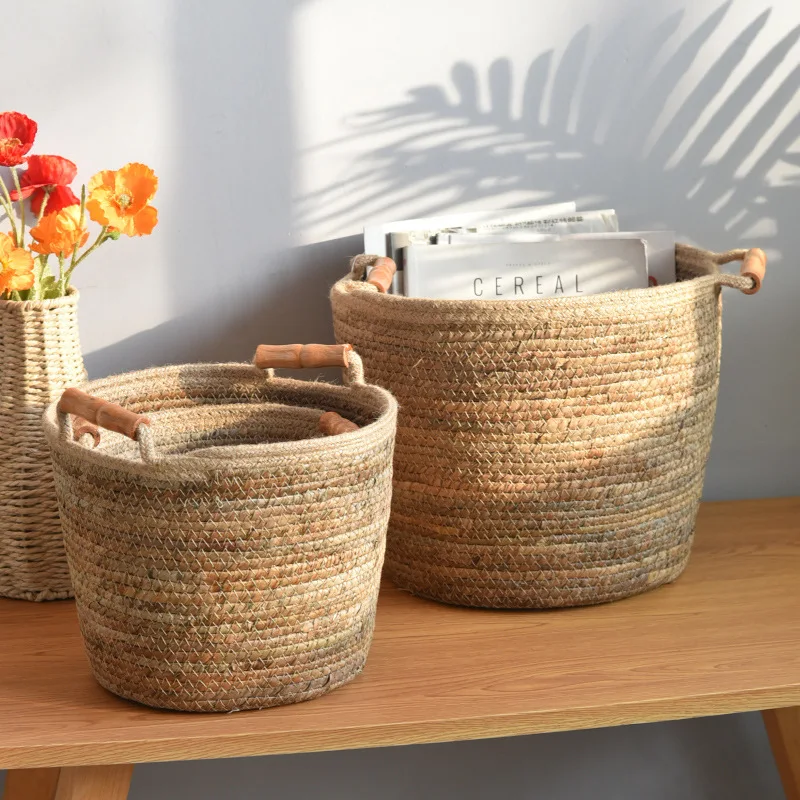 Storage Baskets Household hand woven miscellaneous snack is sturdy durable has a large capacity Home Organization Garden
Storage Baskets Household hand woven miscellaneous snack is sturdy durable has a large capacity Home Organization Garden