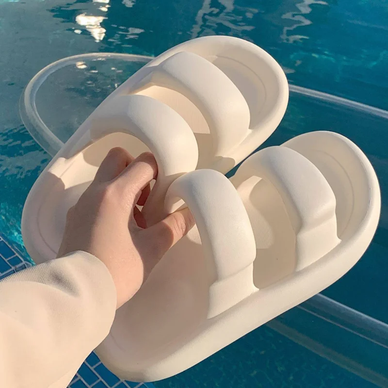 Women Summer Soft Slippers Fashion Thick Platform Anti-Slip Female Cloud Cushion Slides Outdoor Simple Solid Beach Lady Shoes
Women Summer Soft Slippers Fashion Thick Platform Anti-Slip Female Cloud Cushion Slides Outdoor Simple Solid Beach Lady Shoes