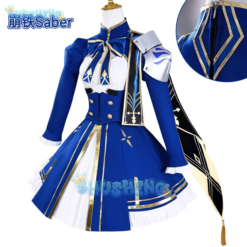 Honkai Star Rail Fate Saber Cosplay Costume Blue Dress Uniform Outfit Halloween Party for Women Girls Carnival Props
Honkai Star Rail Fate Saber Cosplay Costume Blue Dress Uniform Outfit Halloween Party for Women Girls Carnival Props
