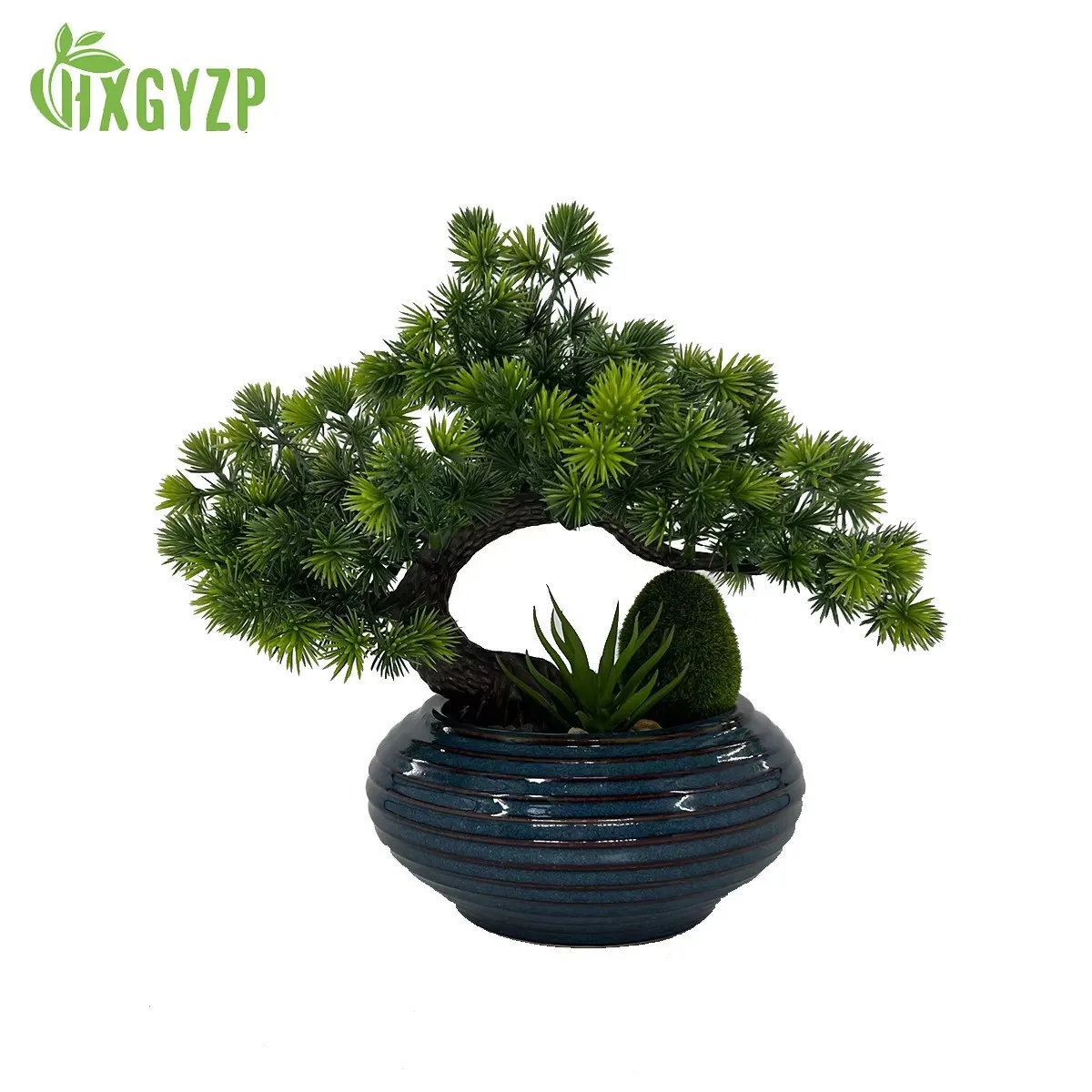 Artificial Pine Tree With Ceramic Basin And Stone Succulent Moss Ball Faux Plants Tree Bonsai For Home Office Desktop Decoration
Artificial Pine Tree With Ceramic Basin And Stone Succulent Moss Ball Faux Plants Tree Bonsai For Home Office Desktop Decoration