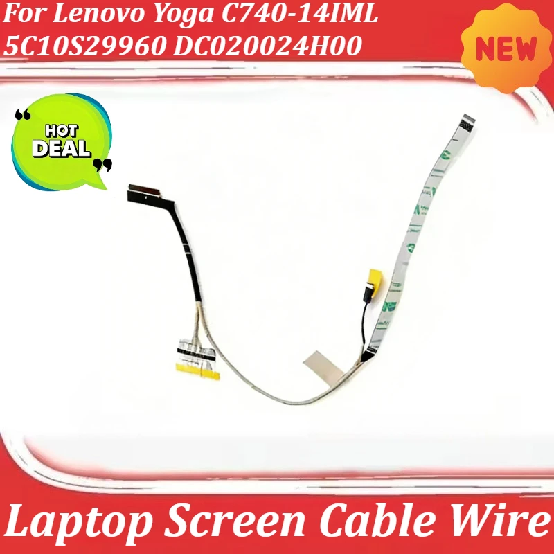 Кабель для экрана ноутбука Lenovo Yoga C740-14IML 5C10S29960 DC020024H00
Кабель для экрана ноутбука Lenovo Yoga C740-14IML 5C10S29960 DC020024H00
