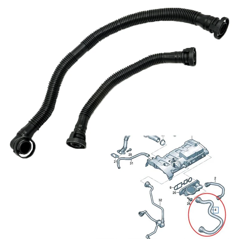 1set Car Crankcase Breather Valve Vent Hose Pipe For VW Audi 2.0 TFSI - PCV Crankcase Breather Valve Vent Hose Pipe 06F103221E
1set Car Crankcase Breather Valve Vent Hose Pipe For VW Audi 2.0 TFSI - PCV Crankcase Breather Valve Vent Hose Pipe 06F103221E