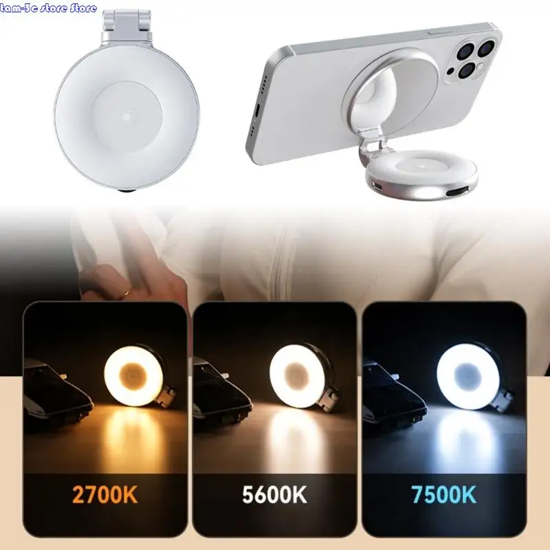 Selfie Light for Phone 16 15 14 Brightness Adjustable 2700-7500K Phone Fill Rings Light with Mirror for Makeup
Selfie Light for Phone 16 15 14 Brightness Adjustable 2700-7500K Phone Fill Rings Light with Mirror for Makeup