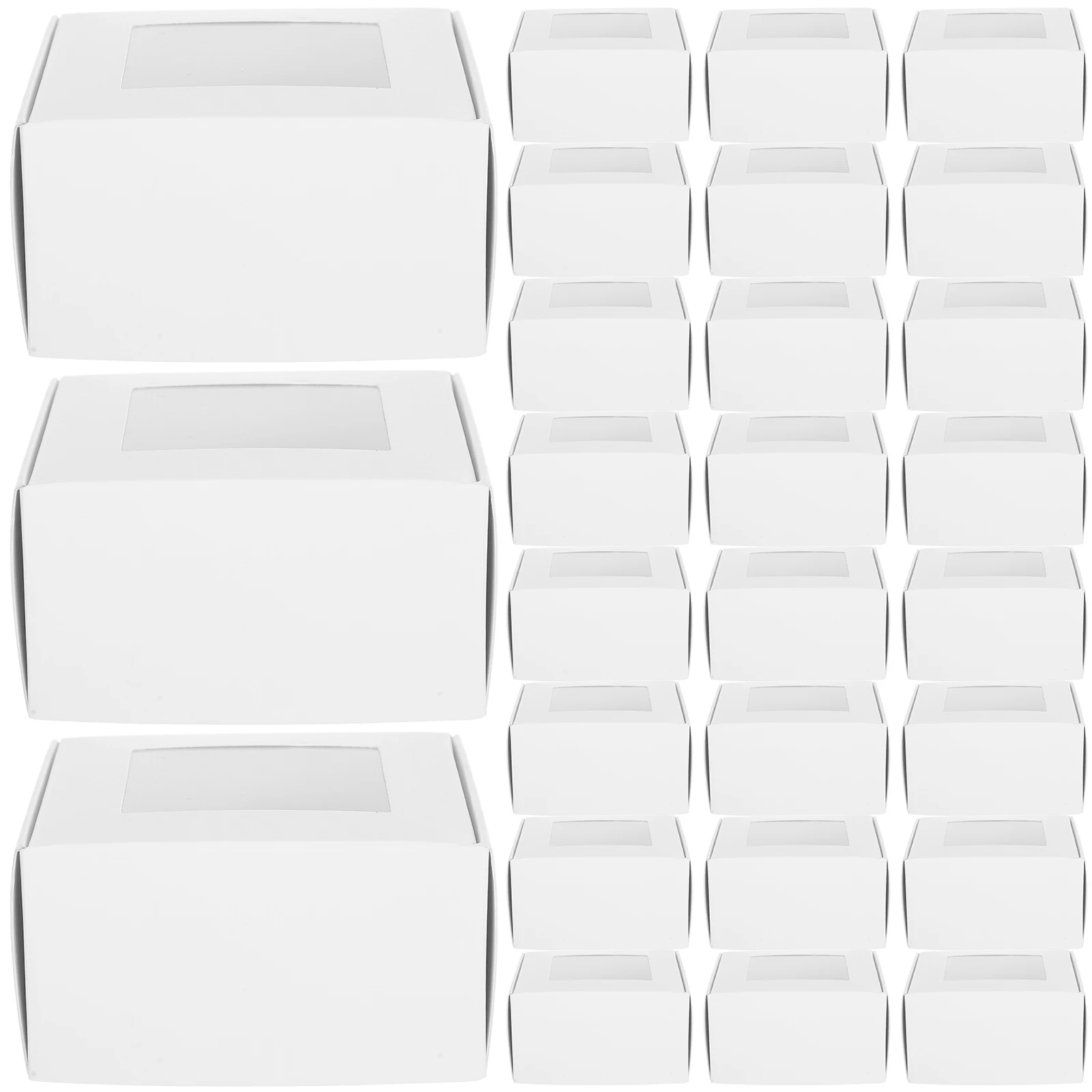 50pcs .5x7.5x4cm Thick Paper Transparent Window Boxes for Soap Gifts Jewelry Storage Craft Party Treats Dessert
50pcs .5x7.5x4cm Thick Paper Transparent Window Boxes for Soap Gifts Jewelry Storage Craft Party Treats Dessert