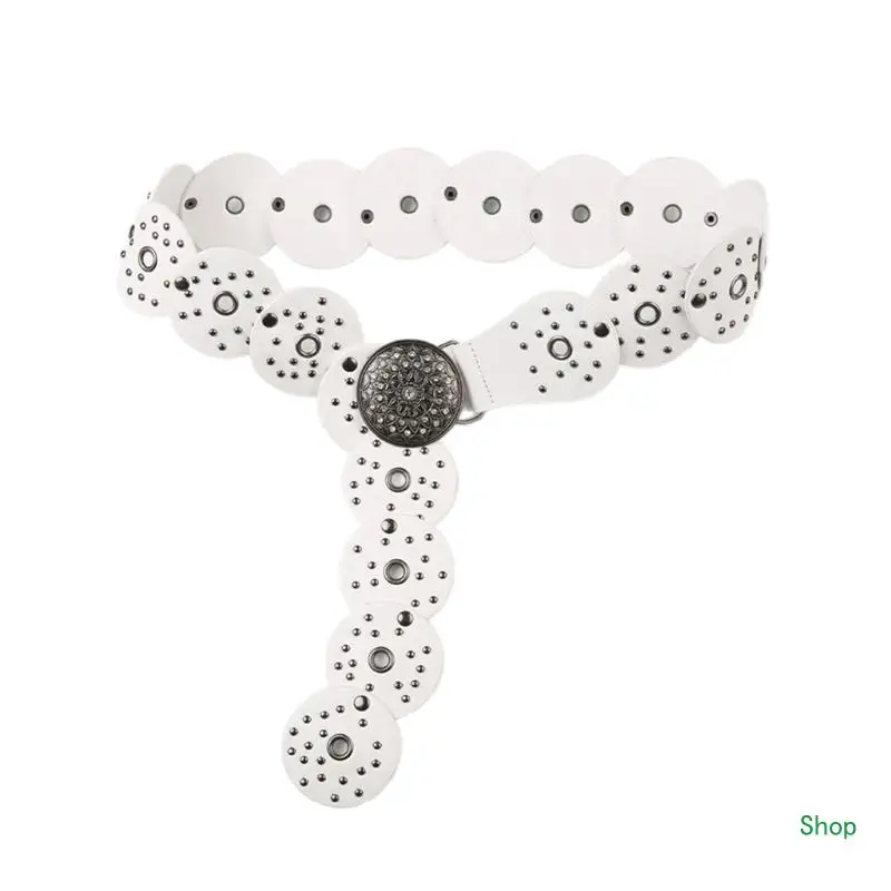 Dropship Hollowout Belt Aesthetic Round Disc Belt PU Waistband Dress Decors Waist Decors
Dropship Hollowout Belt Aesthetic Round Disc Belt PU Waistband Dress Decors Waist Decors