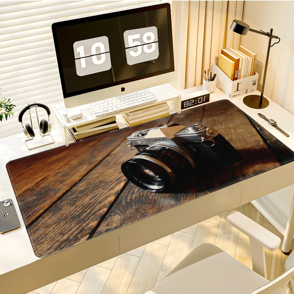 Классический винтажный коврик для мыши с дизайном фотоаппарата, игровой коврик для мыши размера XXXL, большой 80x40 см, коврик для мыши из натурального каучука, настольный коврик для ПК, дизайнерский коврик для стола
Классический винтажный коврик для мыши с дизайном фотоаппарата, игровой коврик для мыши размера XXXL, большой 80x40 см, коврик для мыши из натурального каучука, настольный коврик для ПК, дизайнерский коврик для стола