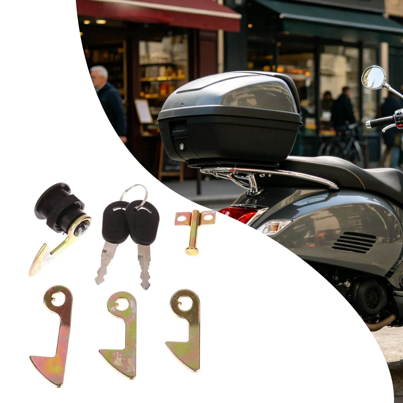 Motorcycle Trunk Lock Top Case Lock for Carrier Case Scooter Motorbike
Motorcycle Trunk Lock Top Case Lock for Carrier Case Scooter Motorbike