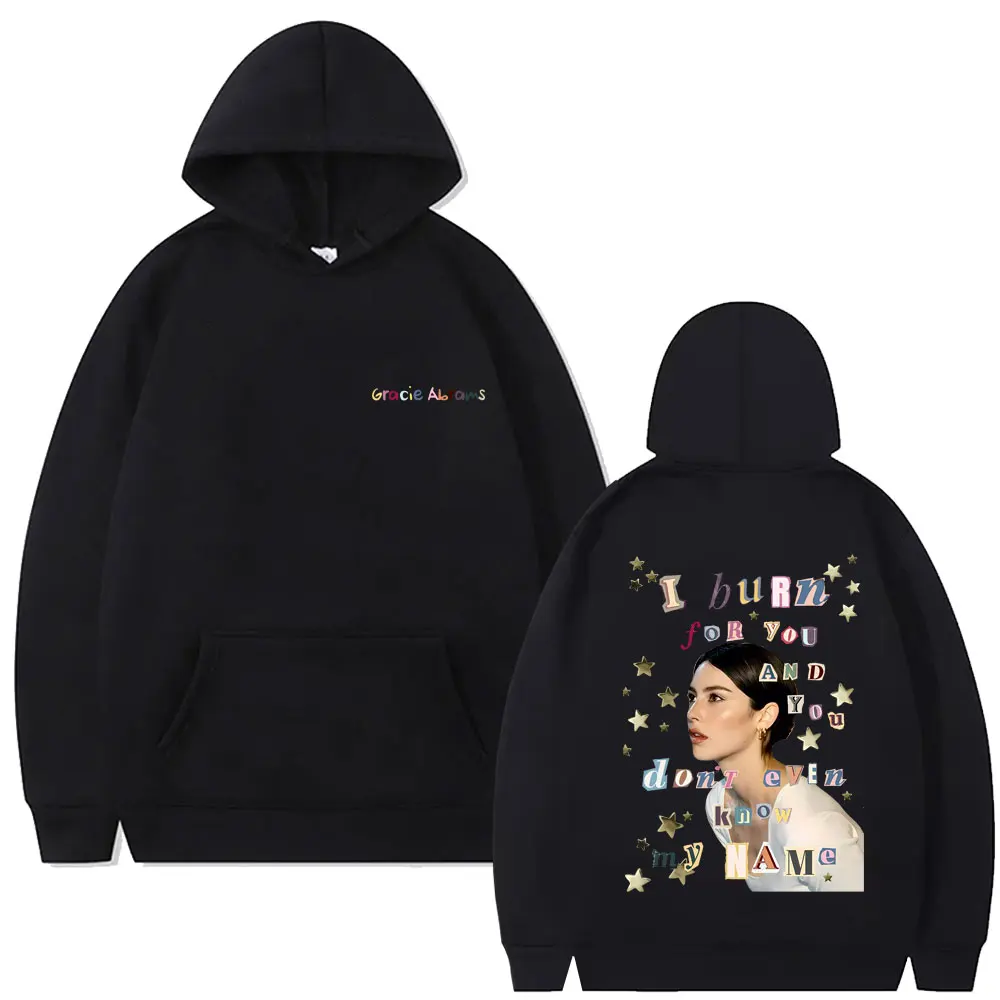 Singer Gracie Abrams I Burn for You and You Don't Even Know My Name Hoodie Men Women Fashion Casual Pullover Male Fleece Hoodies
Singer Gracie Abrams I Burn for You and You Don't Even Know My Name Hoodie Men Women Fashion Casual Pullover Male Fleece Hoodies
