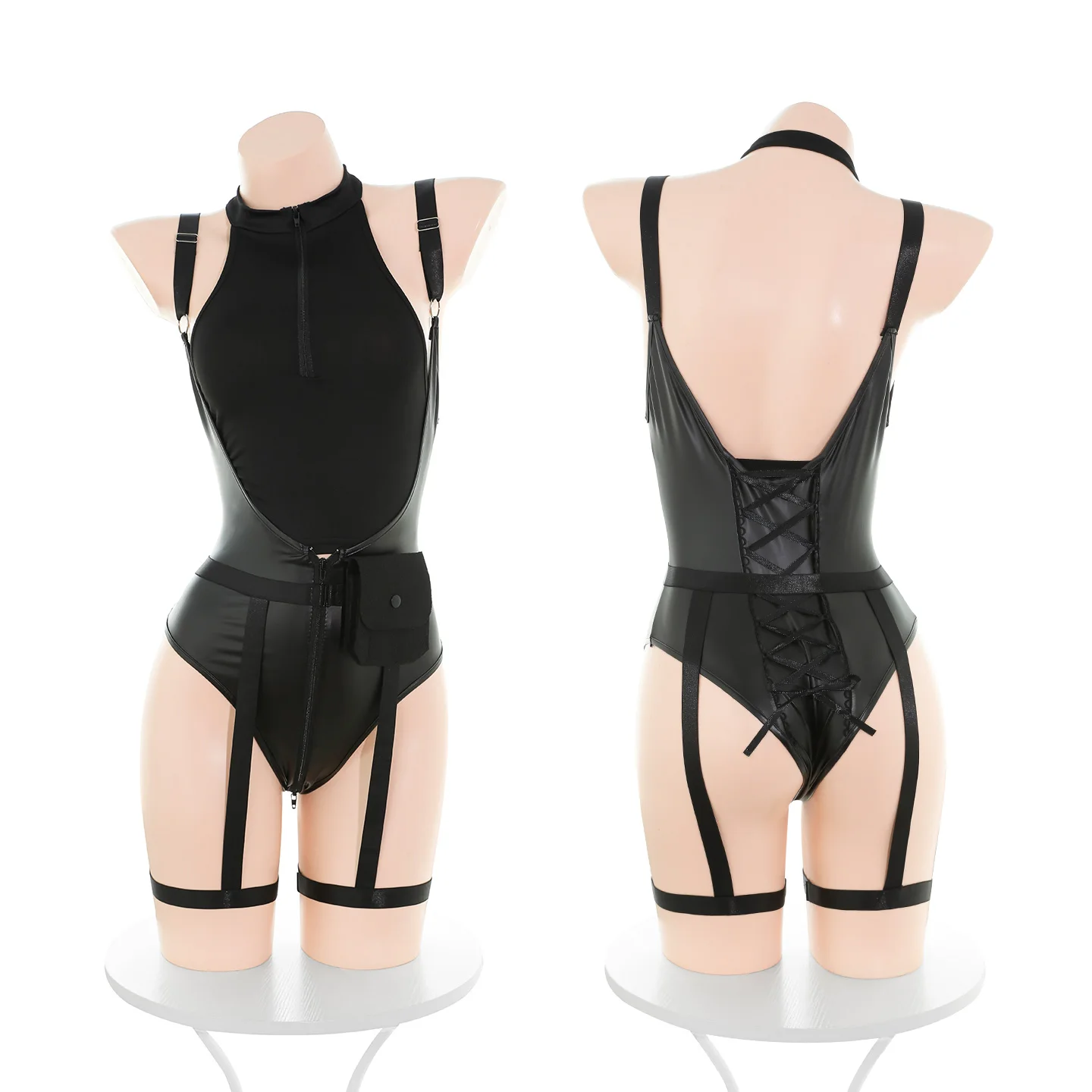 Halloween Superhero Girl Strap Bodysuit Female Agent Cat Women Uniform Outfits Cosplay Costume Dark Roleplay Underwear Nightwear
Halloween Superhero Girl Strap Bodysuit Female Agent Cat Women Uniform Outfits Cosplay Costume Dark Roleplay Underwear Nightwear