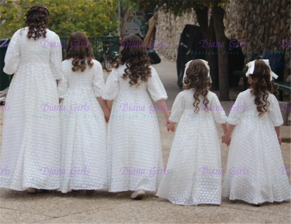 Lovely White Quality Milk Lace Flower Girl Dress Rustic Lace Wedding Kids Birthday Party Evening Dresses First Communion Gowns
Lovely White Quality Milk Lace Flower Girl Dress Rustic Lace Wedding Kids Birthday Party Evening Dresses First Communion Gowns