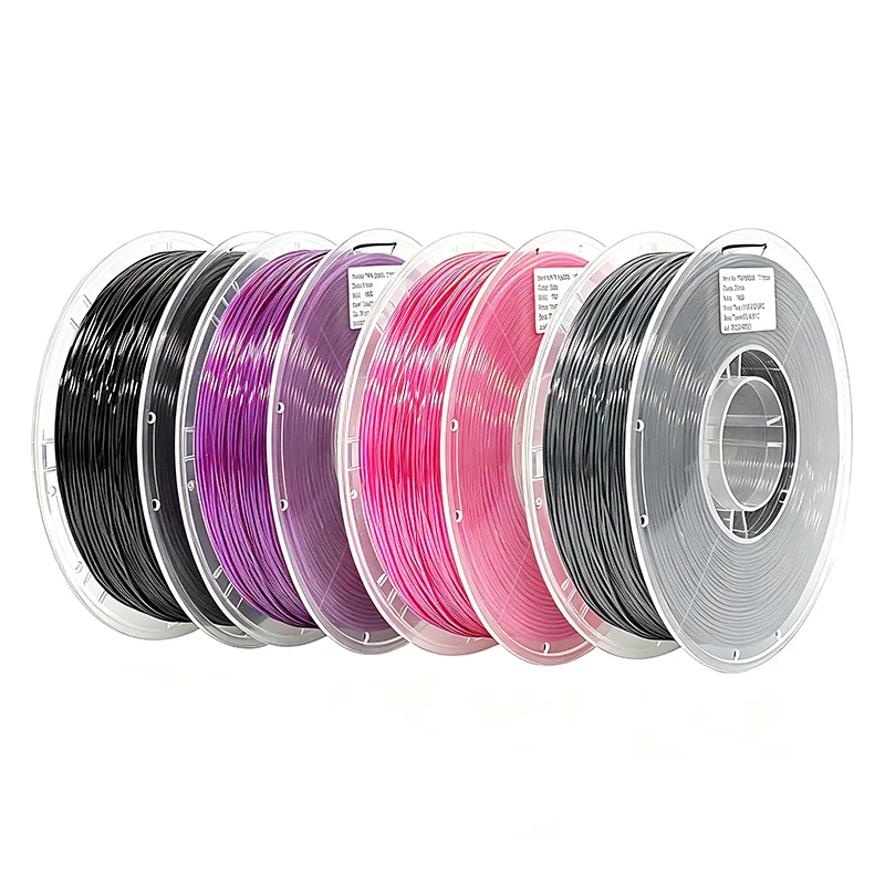 1.75mm TPU 95A Filament 1KG Soft 3D Printer Printing Materials Flexible TPU filament Black Purple white Fit Most FDM Printer
1.75mm TPU 95A Filament 1KG Soft 3D Printer Printing Materials Flexible TPU filament Black Purple white Fit Most FDM Printer