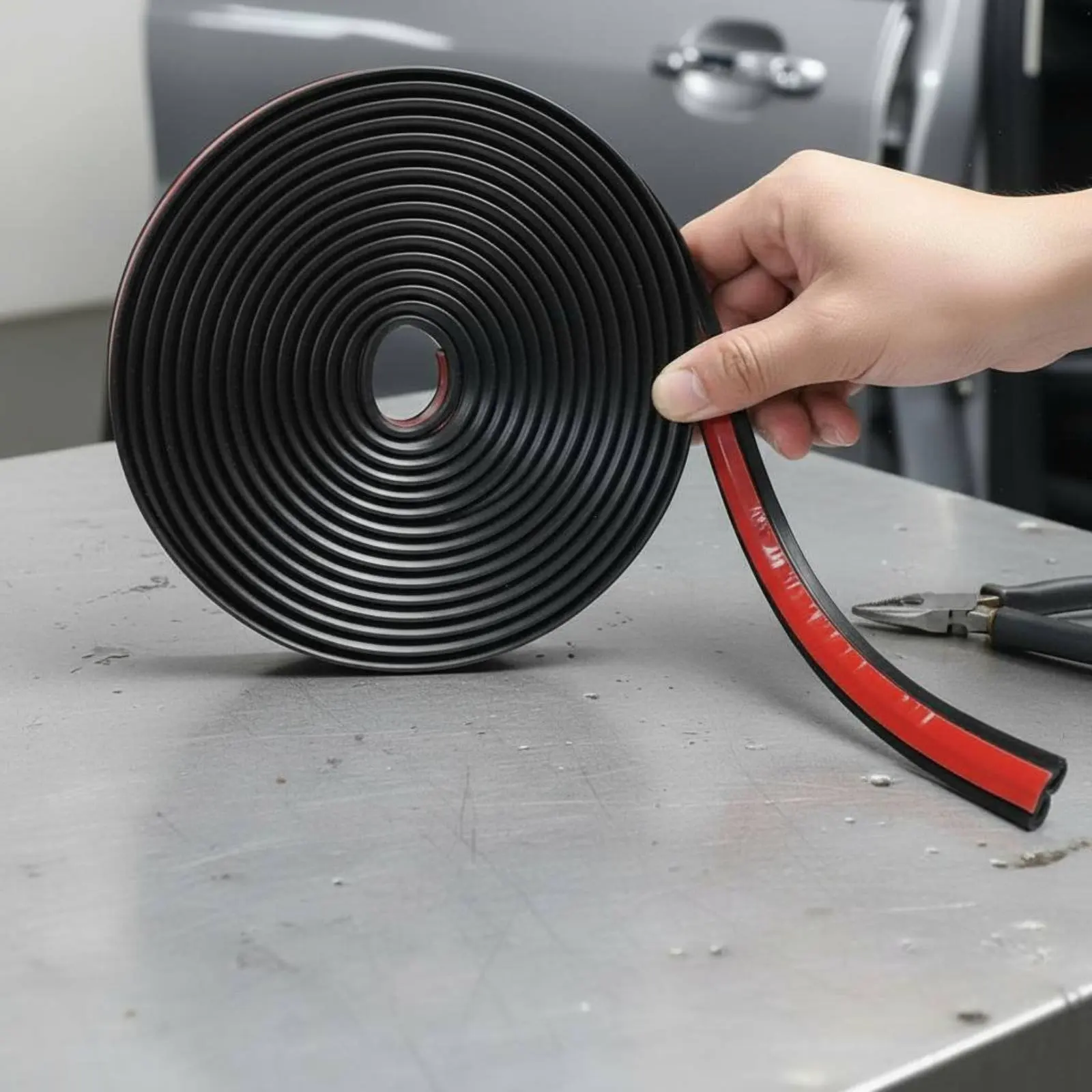 5 Meters Car Door Gasket Strip Dustproof Automotive Soundproofing Strip Weatherstripping Universal Fit
5 Meters Car Door Gasket Strip Dustproof Automotive Soundproofing Strip Weatherstripping Universal Fit