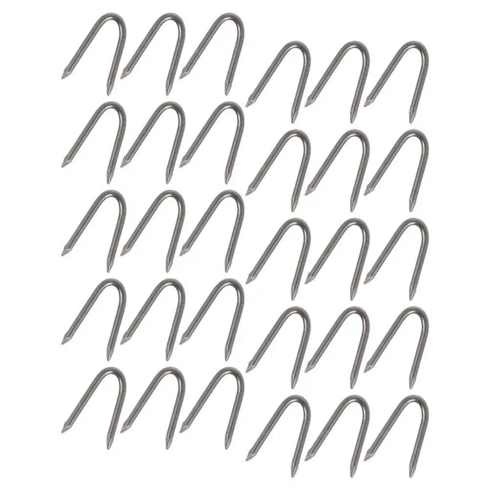 140 Pcs U Shaped Nails Metal Fence Stakes Garden Tools Durable Iron Strong Staples for Fences Nets Yard Decorations Animal
140 Pcs U Shaped Nails Metal Fence Stakes Garden Tools Durable Iron Strong Staples for Fences Nets Yard Decorations Animal