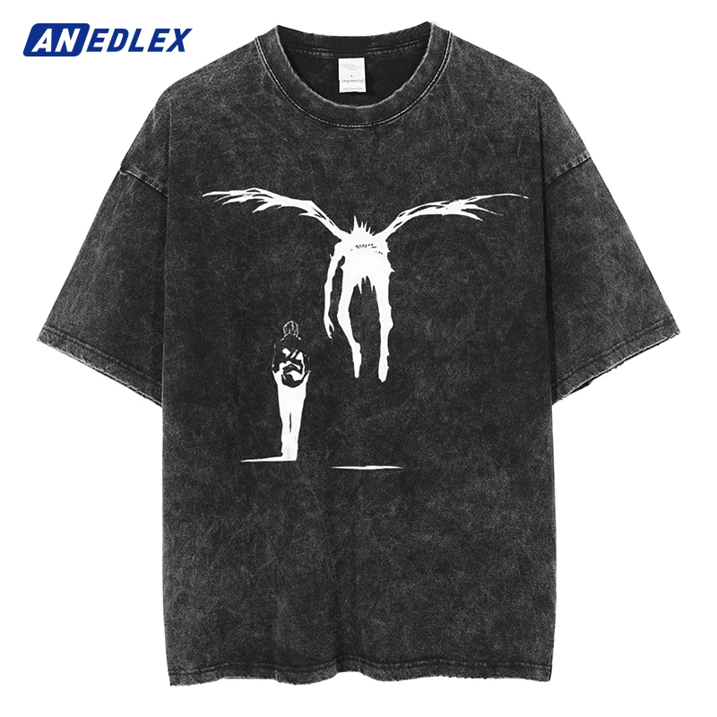 Summer Men Streetwear Vintage Print Anime Graphic T-Shirt Hip Hop Oversize Harajuku Fashion Tshirt Cotton Tops Tees Black
Summer Men Streetwear Vintage Print Anime Graphic T-Shirt Hip Hop Oversize Harajuku Fashion Tshirt Cotton Tops Tees Black
