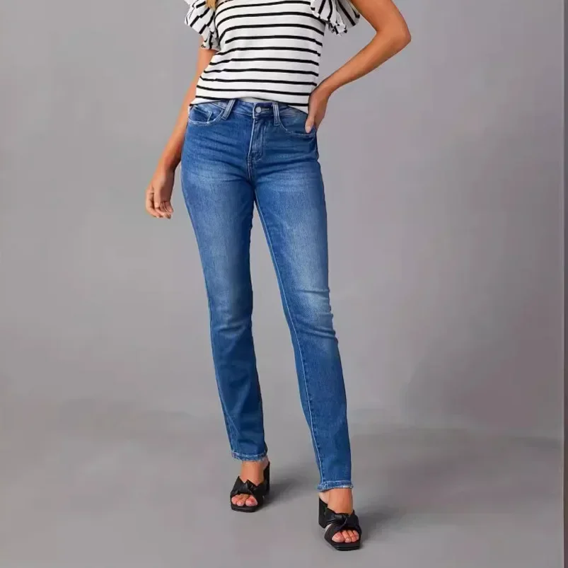 Pencil Pants Jeans Women 2026 Denims Stretch Mid Waist Washed Distressed Pockets Streetwear Vintage Ankle Length Trousers
Pencil Pants Jeans Women 2026 Denims Stretch Mid Waist Washed Distressed Pockets Streetwear Vintage Ankle Length Trousers