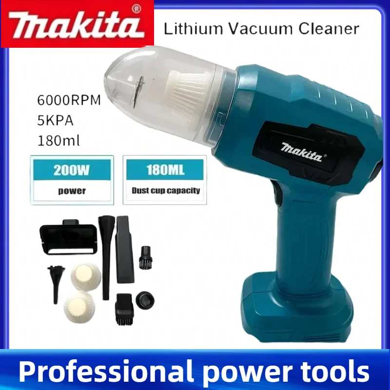 Makita 18V Rechargeable Mini Car Vacuum Cleaner Portable Multifunction Dust Collector For Car Interior & Household Cleaning
Makita 18V Rechargeable Mini Car Vacuum Cleaner Portable Multifunction Dust Collector For Car Interior & Household Cleaning