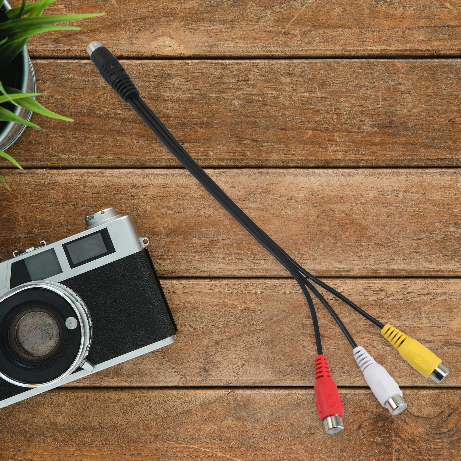 Flexible S-Video to Video Adapter Cord 4 Pin to 3 Connector for Stable Signal Transmission Great for Av Equipment and
Flexible S-Video to Video Adapter Cord 4 Pin to 3 Connector for Stable Signal Transmission Great for Av Equipment and