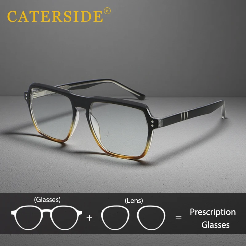 CATERSIDE Retro Men Square Glasses Brand Design Frame Customized Optical Glasses Fashion Women Daily Reading Eyeglasses
CATERSIDE Retro Men Square Glasses Brand Design Frame Customized Optical Glasses Fashion Women Daily Reading Eyeglasses