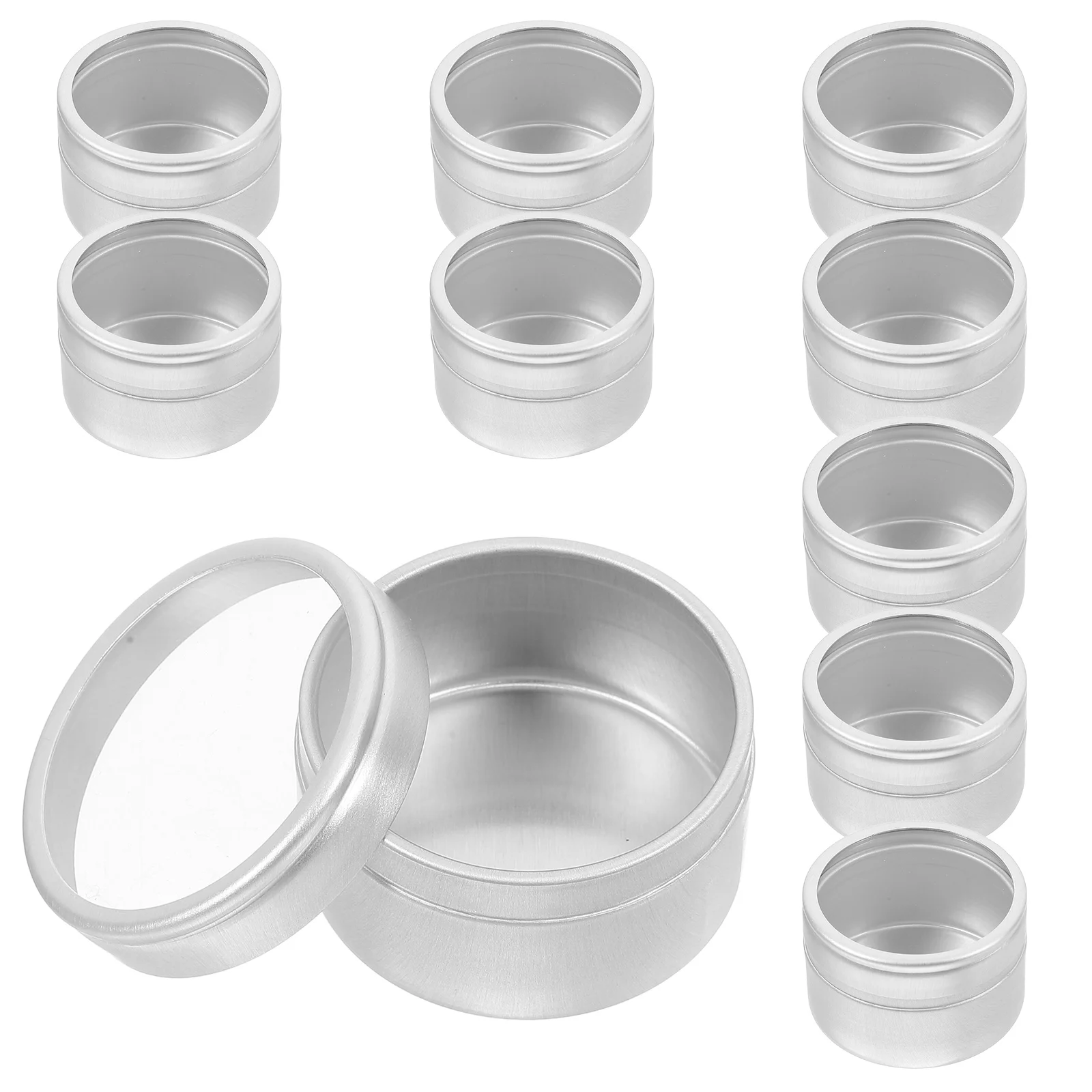 10 pcs Aluminum Boxes Cans Lightweight Tight Sealing Lid Round Design Tea Coffee Sugar Candy Containers Metal Tins Gifts
10 pcs Aluminum Boxes Cans Lightweight Tight Sealing Lid Round Design Tea Coffee Sugar Candy Containers Metal Tins Gifts