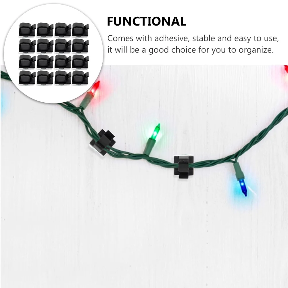 25 Pcs Cord Management Organizer Self-adhesive Cable Clamp Household Fixation Clips
25 Pcs Cord Management Organizer Self-adhesive Cable Clamp Household Fixation Clips