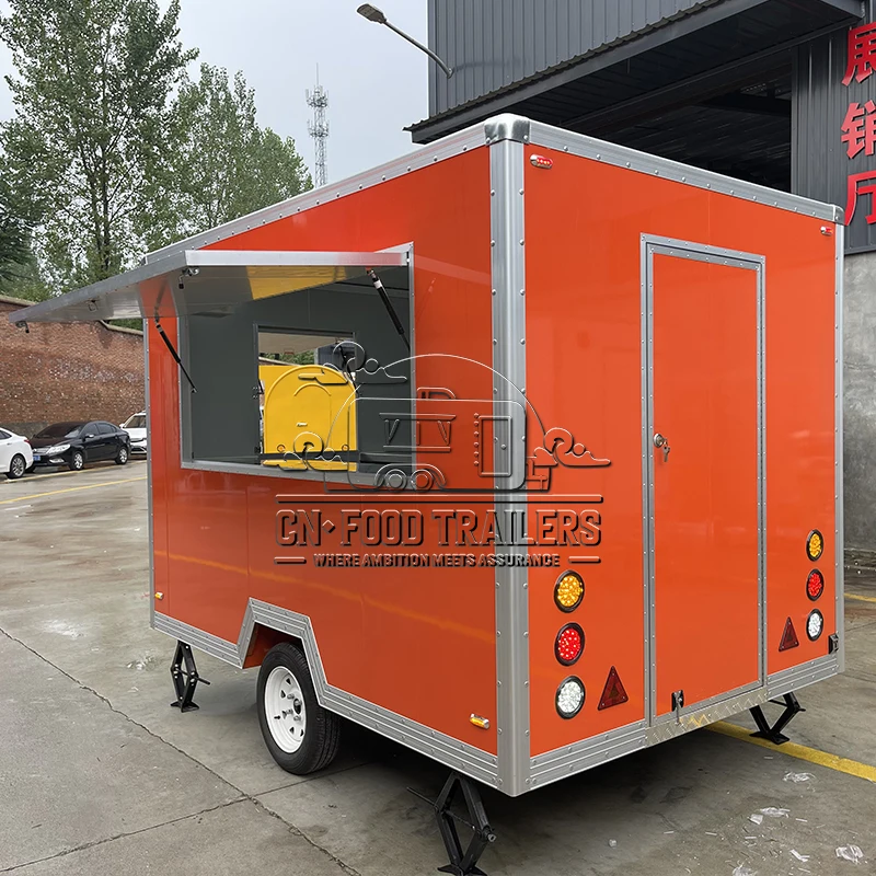 CN Food Traile Food Truck Custom Kitchen Fully Equipped Taco BBQ Burger Pizza Hot Dog Fries Shake Coffee Mobile Food Trailer
CN Food Traile Food Truck Custom Kitchen Fully Equipped Taco BBQ Burger Pizza Hot Dog Fries Shake Coffee Mobile Food Trailer