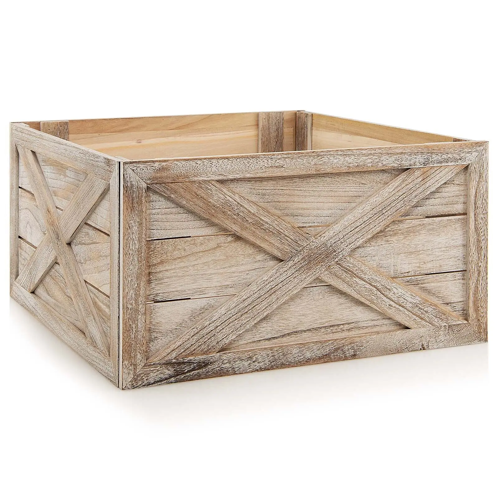 Costway Wooden Tree Collar Box Farmhouse Christmas Tree Skirt Cover 37 × 27 in Brown
Costway Wooden Tree Collar Box Farmhouse Christmas Tree Skirt Cover 37 × 27 in Brown